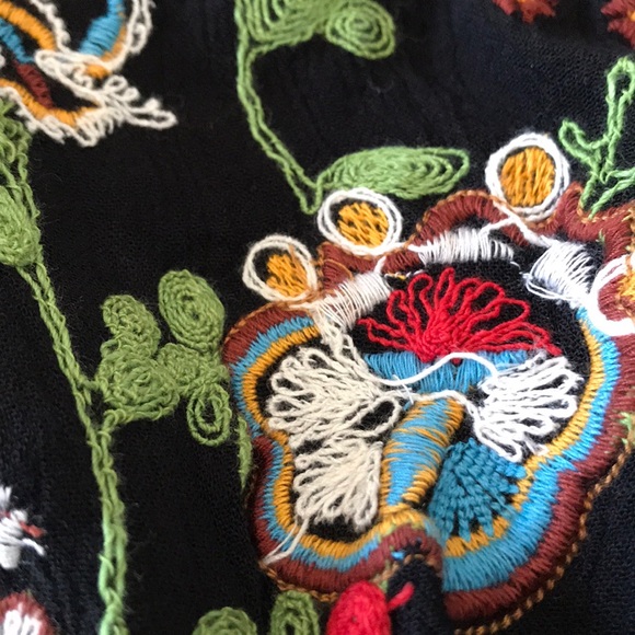 Free People oversized Oxford Embroidered Mini Dress - Picture 8 of 9